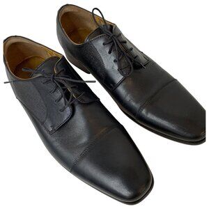 Florsheim Angelo Black Leather Cap Toe Oxford Dress Shoes 11D EUC J10071